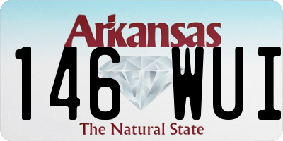 AR license plate 146WUI