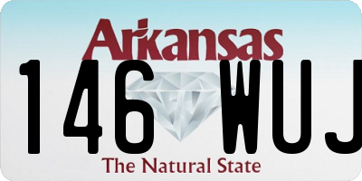 AR license plate 146WUJ