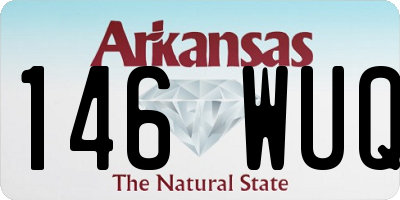 AR license plate 146WUQ