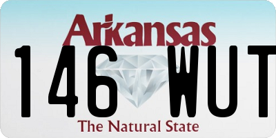 AR license plate 146WUT