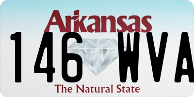 AR license plate 146WVA