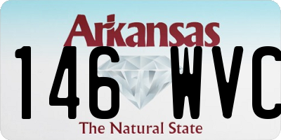 AR license plate 146WVC