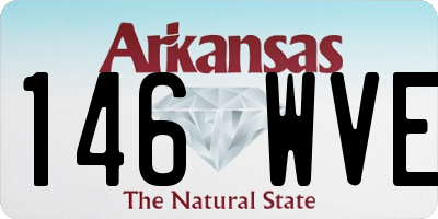 AR license plate 146WVE