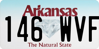 AR license plate 146WVF