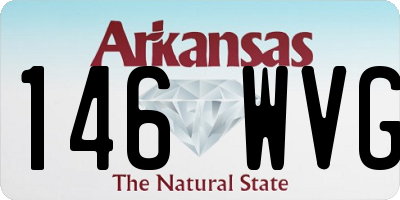 AR license plate 146WVG