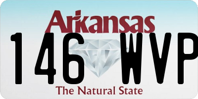 AR license plate 146WVP