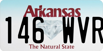 AR license plate 146WVR