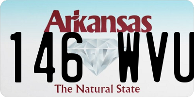 AR license plate 146WVU