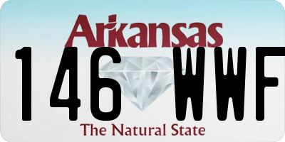 AR license plate 146WWF