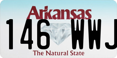 AR license plate 146WWJ