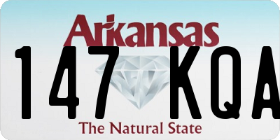 AR license plate 147KQA