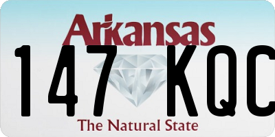 AR license plate 147KQC