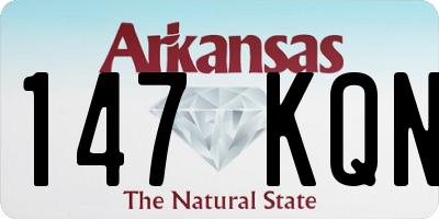 AR license plate 147KQN
