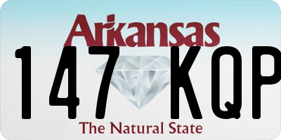 AR license plate 147KQP