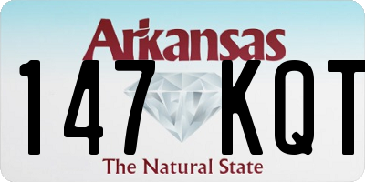AR license plate 147KQT