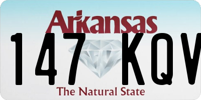 AR license plate 147KQV