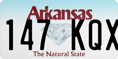 AR license plate 147KQX