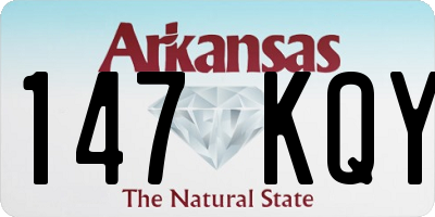 AR license plate 147KQY