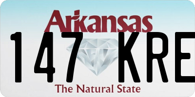 AR license plate 147KRE