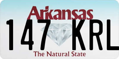 AR license plate 147KRL