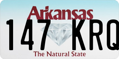 AR license plate 147KRQ