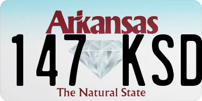 AR license plate 147KSD