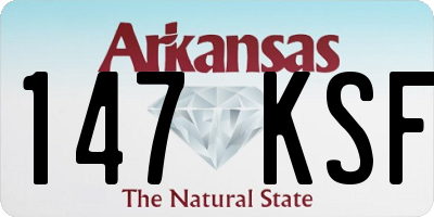 AR license plate 147KSF