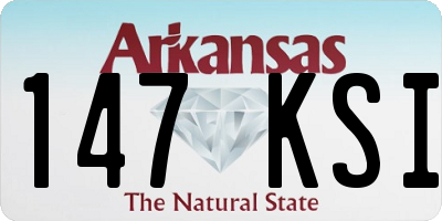 AR license plate 147KSI