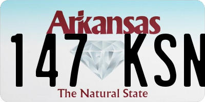 AR license plate 147KSN