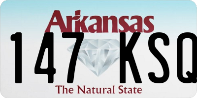 AR license plate 147KSQ