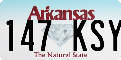 AR license plate 147KSY