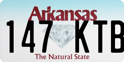 AR license plate 147KTB