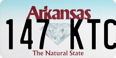 AR license plate 147KTC