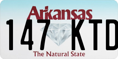 AR license plate 147KTD