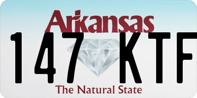 AR license plate 147KTF