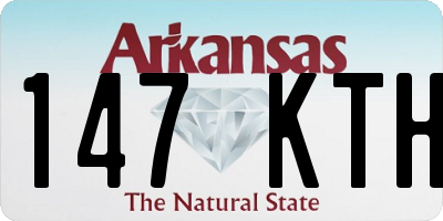 AR license plate 147KTH