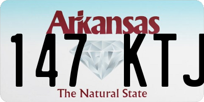 AR license plate 147KTJ