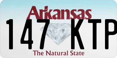 AR license plate 147KTP