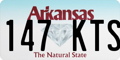 AR license plate 147KTS