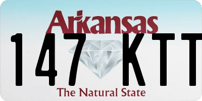 AR license plate 147KTT