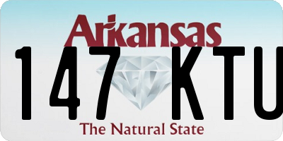 AR license plate 147KTU