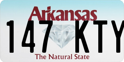 AR license plate 147KTY