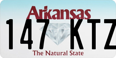 AR license plate 147KTZ
