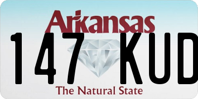 AR license plate 147KUD