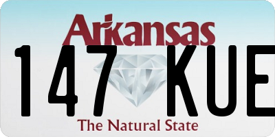 AR license plate 147KUE