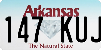 AR license plate 147KUJ