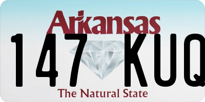 AR license plate 147KUQ