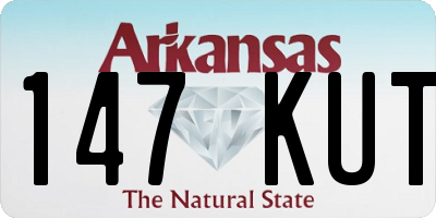 AR license plate 147KUT
