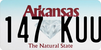 AR license plate 147KUU