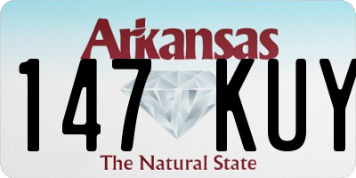AR license plate 147KUY